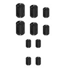 10pcs Snap On Ferrite Beads Reduce Led Interference Clearer Signal Data Transfer