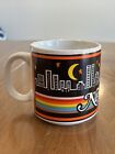 Vintage 1980   s 90   s New York City Coffee Mug Twin Towers Skyline Ceramic 11oz