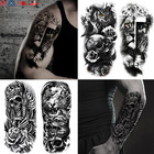 72 Sheets Temporary Arm Body Fake Tattoo Sticker Waterproof For Men Women Adults