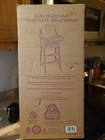 Badger Toys Doll High Chair Nib