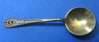 Old Soviet 1908 Era Russian Enamel  gold Wash  Silver Salt Spoon Marked 875  Bx4