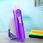 4 Pack Colorful Tongue Scraper Stainless Steel Tongue Cleaner With Travel Case