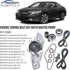 Timing Belt Kit W  Water Pump 2003-2018 Honda Models 3 0l 3 5l 3 7l  tkh002