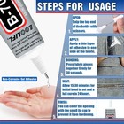 Quick Dry Fabric Glue Waterproof Clothing Repair Adhesive Textile Sewing Glue  
