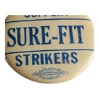 I Support Sure-fit Strikers Button Pinback Pin Vintage Union Employee Strike