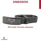 Dragon Love Tactical Belt Knife Full Tang Blade With Adjustable Nylon Waist Belt