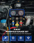 Ac Gauge Set  3-way Ac Manifold Gauge Set For R410a R32 R22 R454b Refrigerant Wi