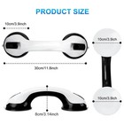 2 Pack 12  Shower Grab Bars Suction Handle Bathroom Safety Grip Tub Support Us