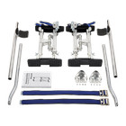 15-23 Inch Drywall Stilts Aluminum Tool Stilt For Taping Painting Painter Silver