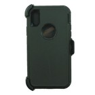 For Apple Iphone Xr Defender Case Cover  belt Clip Holster Fits Otterbox  Black