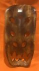 Vintage Hand Carved Solid Wood Tribal Tiki Mask Hawaiian Pacific Culture