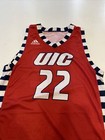 Game Worn Used Jersey Uic Flames Illinois Chicago Mens Large  22 James