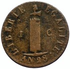 1830 Haiti Fasces Liberty Cap Old Antique Vintage Hatian 1 Centime Coin I104685