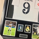 Kylian Mbappe Signed Autographed Jersey Framed Real Madrid Display Psa