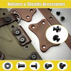 Black Chicago Screws 1 4 Inch  10 Pcs 9 2 X 2 2cm  3 58 X 0 85 In  