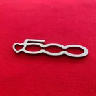 Fiat 500 Luigi  Fiat 500 With Heart  Keyring  Chain Pendant  Car  Tuning