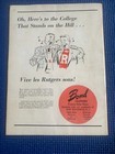 Extremely Rare Vintage Rutgers Athletic News 1948-lafayette Game  1 Of 1 