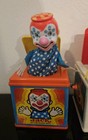 Vtg 1976   1987 Mattel Jack In The Music Box Wind Up Pop Up Toy Both Are Working