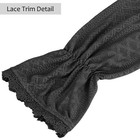 Women s Lace V-neck Loose T Shirt W  Casual Blouse Long Sleeve Pullover Tops