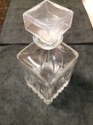 Set Of  2  Vintage Crystal Whiskey Decanters