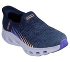 Skechers Shoes Wide Fit Womens Navy Slip Ins Go Walk Glide Comfort Casual 125117