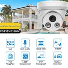 Vikylin 8ch Poe 5mp Ir Night Vision Camera System For Indoor Home Courtyard Lot