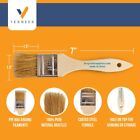 36pk - 1 5  Chip Brushes For Paints  Stains  Varnishes  Glues   Gesso