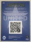 2017 Cryptozoic Arrow Season 4 Oliver Queen For Mayor Promo Card  p1 Nrmt mt