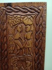 Hand Carved Wood Panel Wall Art