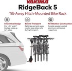Ridgeback Tilt-away Hitch-mounted Bike Rack For Cars Suvs Trucks And More Fits