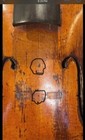 Vuillaume Jbv 1860 French Violin  2356 Trademark Pencil Marks Semi Circle Pins