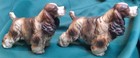 Vintage Coker Spaniel Ceramic Figurines Ucagco Made In Japan Set Of 2