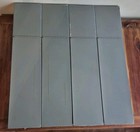 Safety Deposit Box Lot Of  4  Vintage Metal Storage Grey