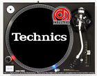 Technics Classic White On Black - Dj Slipmat For Lp Turntable Record Player