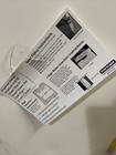 Plasticade Deluxe Signicade Portable Folding Double Sided Sign Stand White 140-w