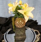 Vintage Riser For Accents Or Candles Patinaed Bronze Metal Tall 3 5 