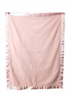 Tl Care American Baby Pink Satin Trim Lovey Security Blanket 30  X 40 
