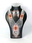 Handmade Gerdan Seed Beaded Jewelry  Boho Style Necklace With Matching Earrings