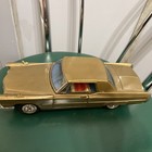 Vintage 1960s Bandai Cadillac Car 10 5  Friction Drive Japan Toy Gold Tone
