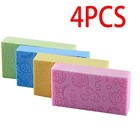 4pcs Magic Bath Sponge Exfoliating Dead Skin Remover Shower Scrubber Brush Kids