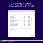 3-in1 Bootable Usb Type C   A Installer For Windows 11 Pro  Windows 10 And Windo