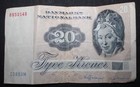 Lot Of 3 Danish 20 Kroner Currency Banknotes 1972 P  49 Denmark Twenty