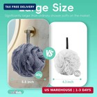 Shower Loofah 4pcs Soft Bath Body Sponge 60g Loofa Set Thick Wash Puffs For Wome