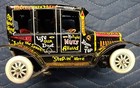 Vtg 1950 Wind Up Marx Tin Litho Toy W orig  Box Old Jalopy Auto  Mint Working