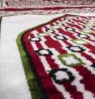 Modefa Turkish Islamic Wide Cumle 8 Multi Person Masjid Prayer Rug - Red  2