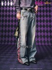 Jojo s Bizarre Adventure Plaid Leisure Jeans Wear-resistant Loose Pants Gifts