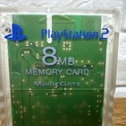 Sony Playstation 2 Ps2 Official Oem Magicgate 8mb Memory Card Clear Scph-10020