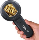 Tomlov 100x Coin Microscope Magnifier 2  Lcd Jeweler Magnifying Glass Loupe Usb