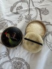 Vintage Jonteel Face Powder Compact Tin W  Powder Puff   Puff Insert