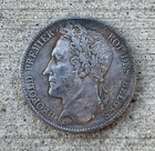 Coin 5 Francs 1835 Leopold France 